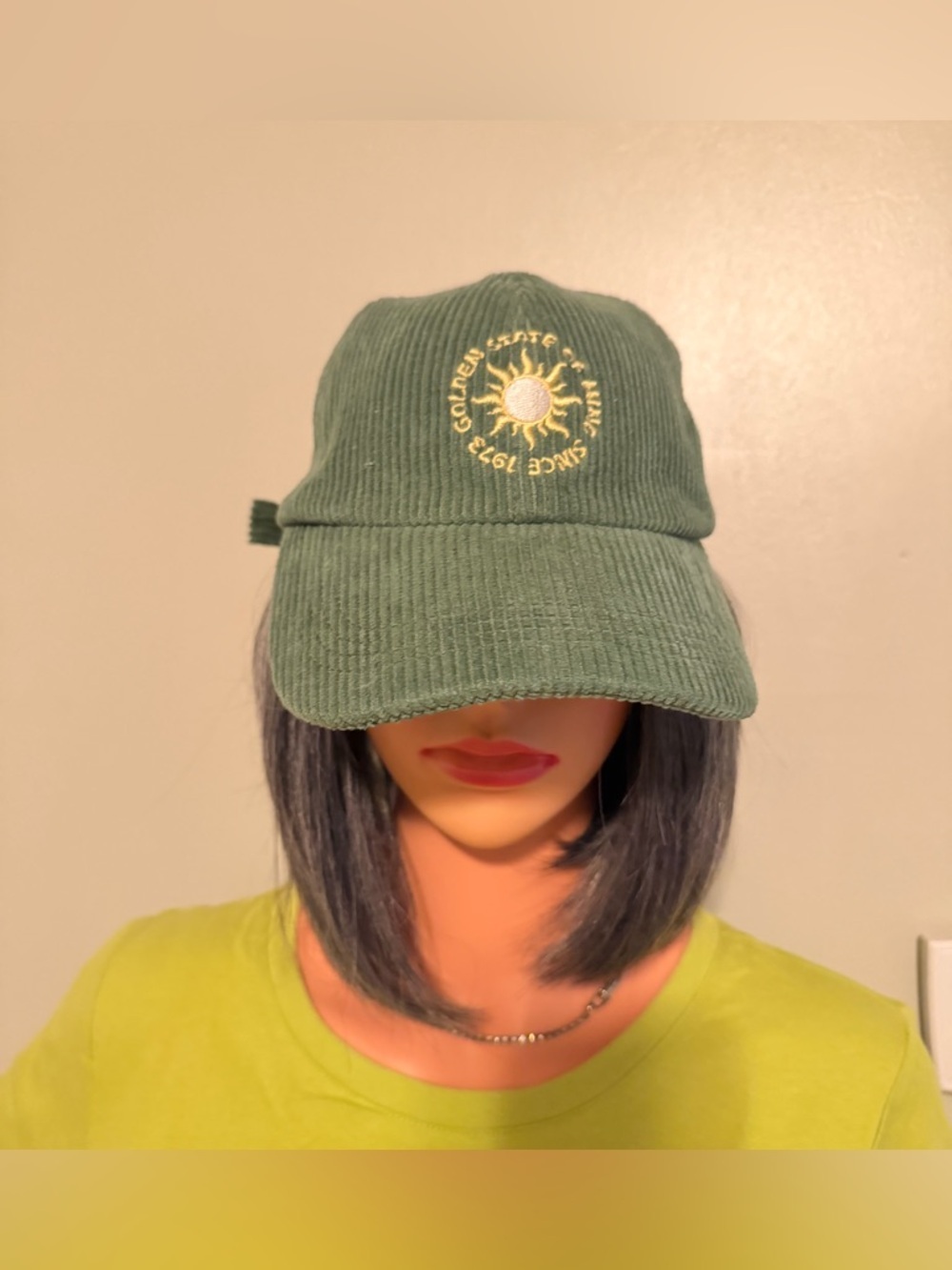 Billabong Sage Green Corduroy Sun Cap - Picture 7 of 11